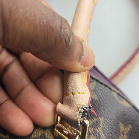 $2500 Louis Vuitton Brown Monogram Pallas  Handbag Women Brown Large - Picture 15 of 16